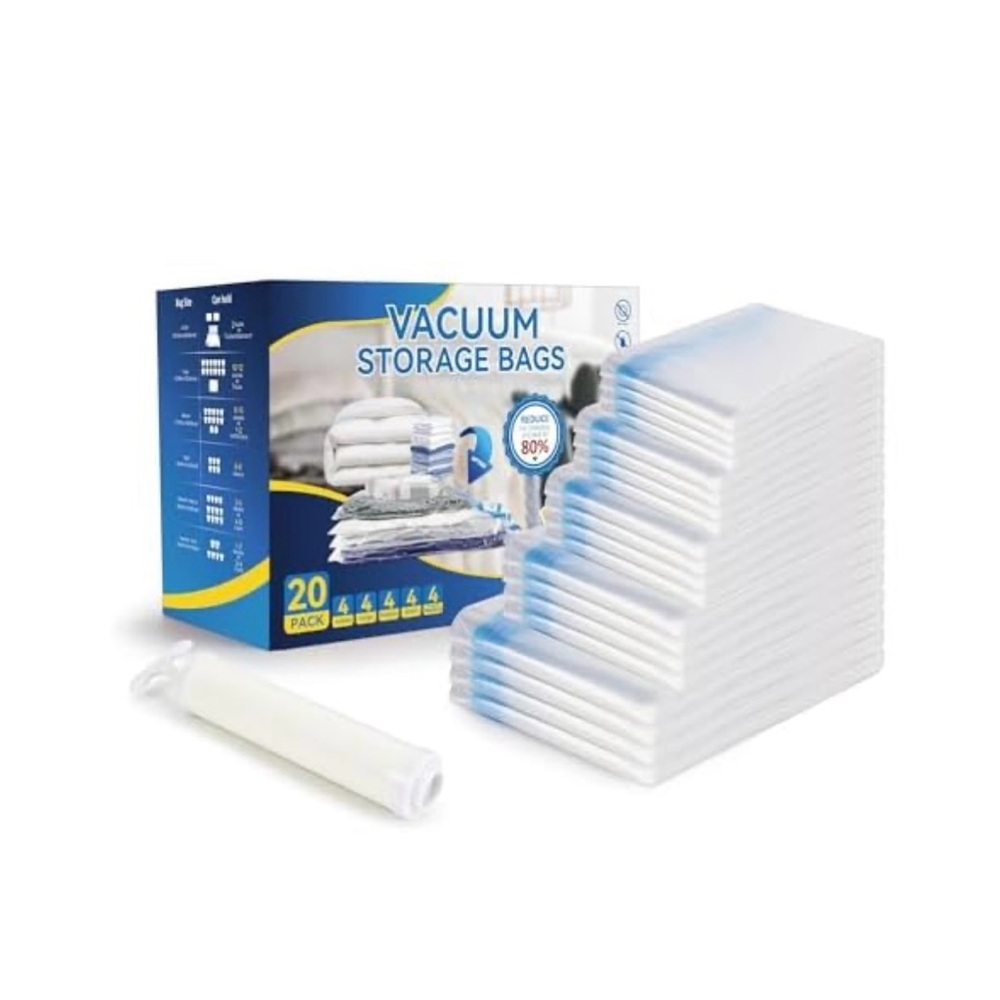 Simple Deluxe 20 Pack Vacuum Storage Bags new